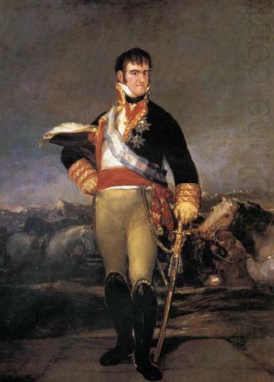 Francisco Jose de Goya Portrait of Ferdinand VII china oil painting image